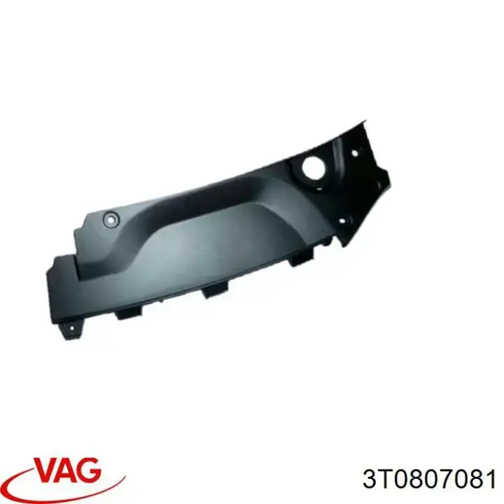 3T0807081 VAG ajuste panel frontal (calibrador de radiador Superior)