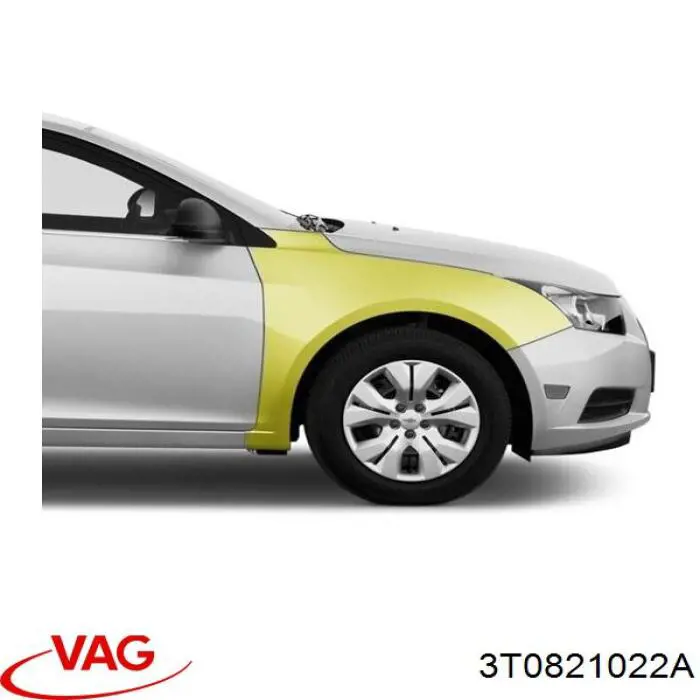 Guardabarros delanteros derecho VAG 3T0821022A precio, desde 136,50 EUR