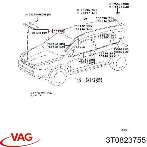  VAG 3T0823755 precio, desde 8,53 EUR