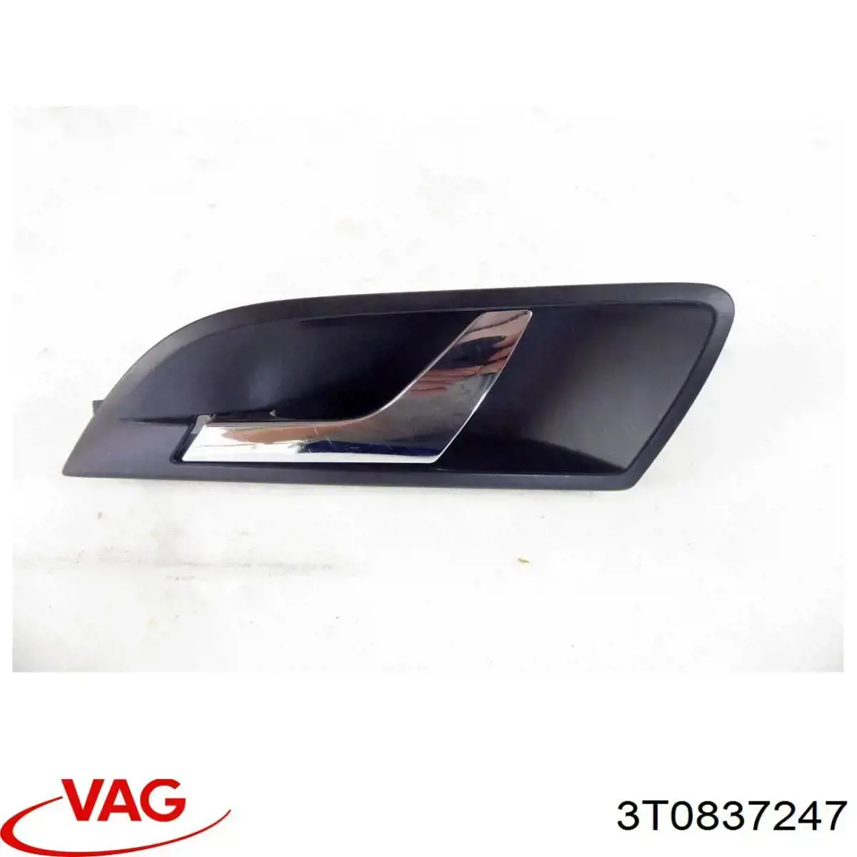 3T0837247 VAG Manija interior de puerta delantera izquierda