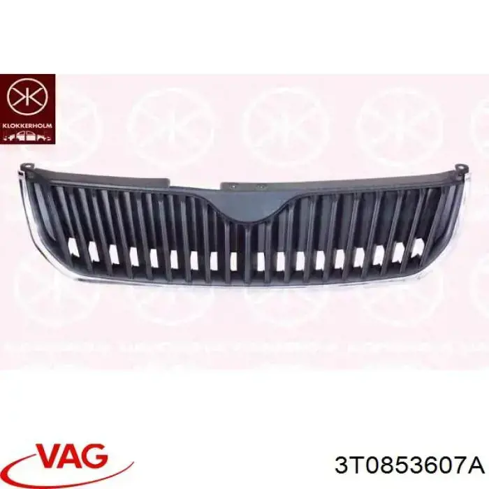 Comprar 3T0853607A VAG Moldura inferior de la parrilla del radiador