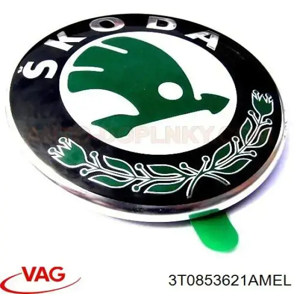 Logotipo de tapa de maletero para Skoda SuperB (3T4)