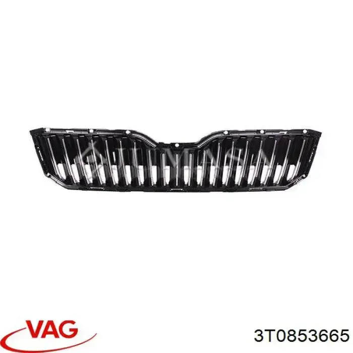 Rejilla izquierda del parachoques delantero VAG 3T0853665 precio, desde 4,84 EUR