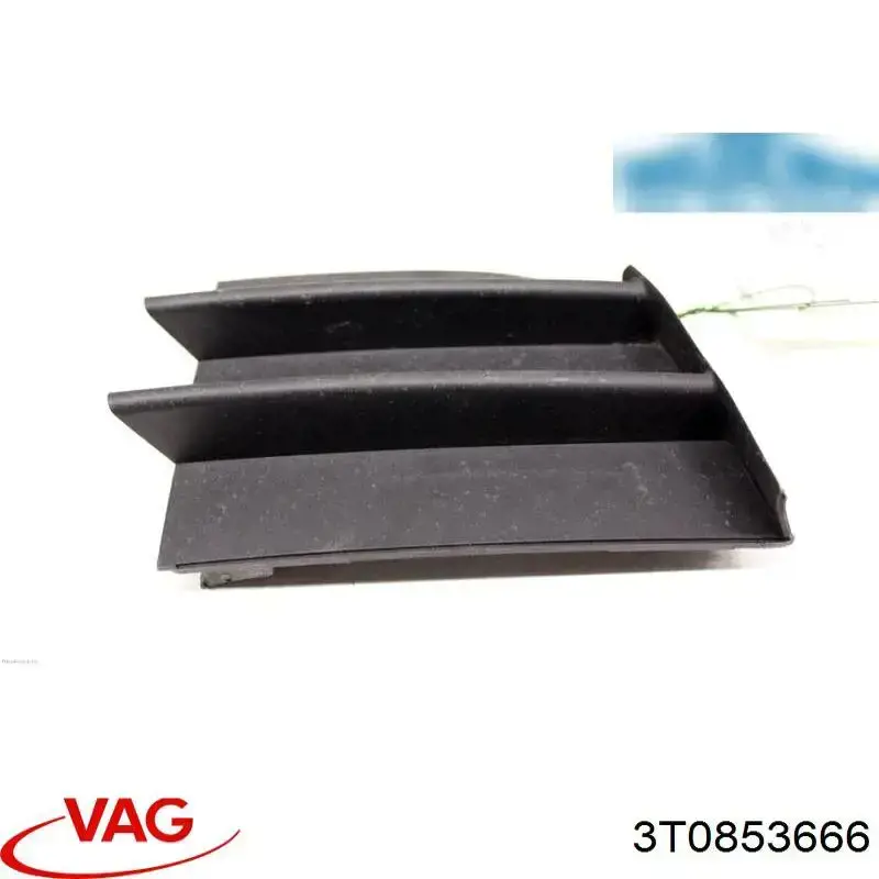 3T0853666 VAG rejilla de ventilación, parachoques trasero, derecha