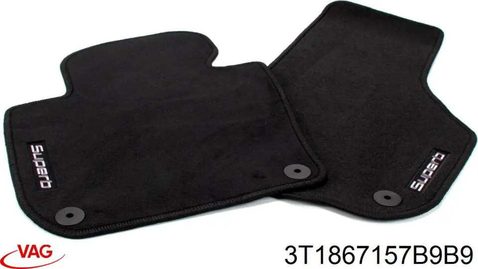Manija interior de puerta delantera izquierda VAG 3T1867157