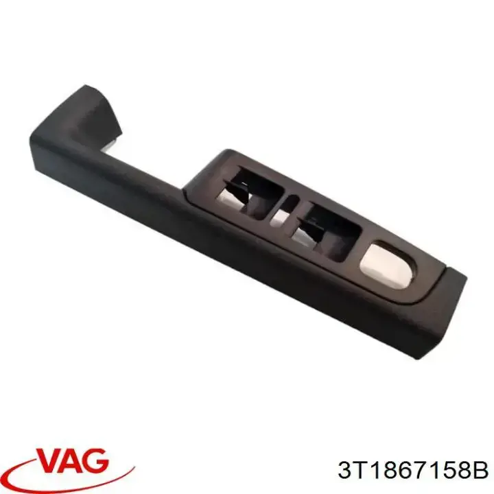 3T1867158B VAG Manija interior de puerta delantera derecha