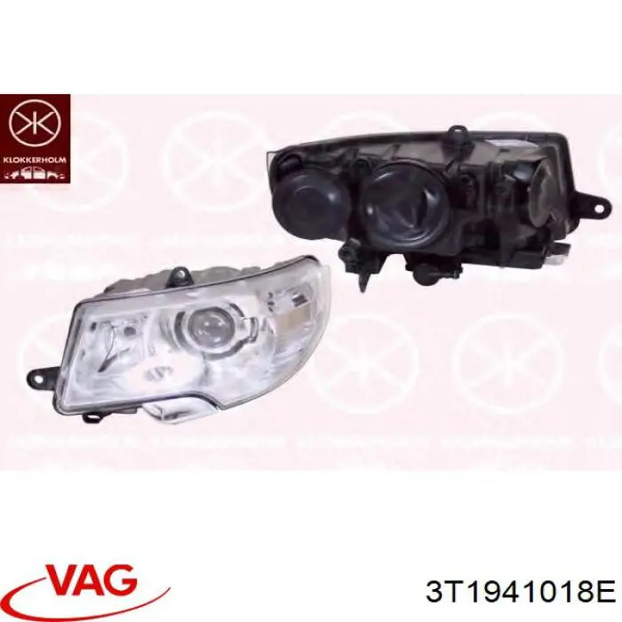 3T1941018E VAG Luz derecha