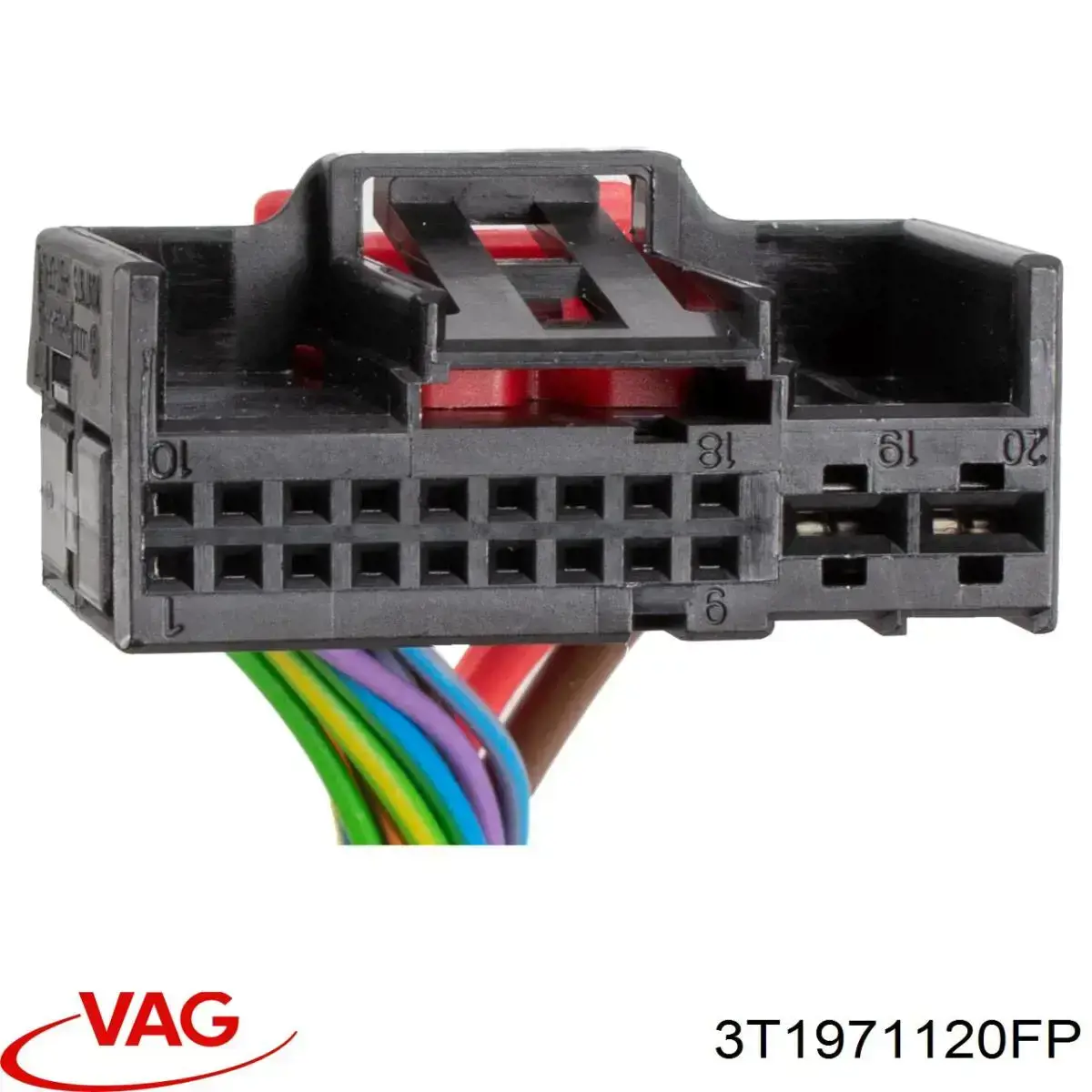 Mazo de cables de la puerta lateral corrediza derecha 3T1971120FP VAG