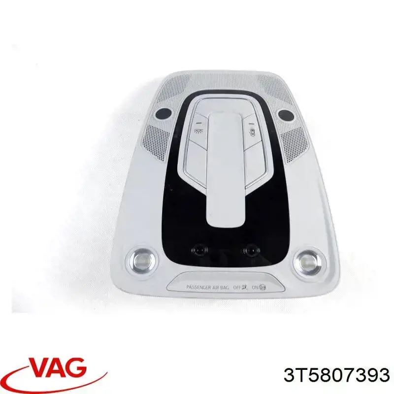 Guía izquierda del parachoques trasero 3T5807393 VAG