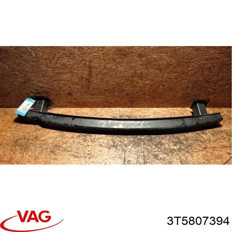 3T5807394 VAG Guía derecha del parachoques trasero