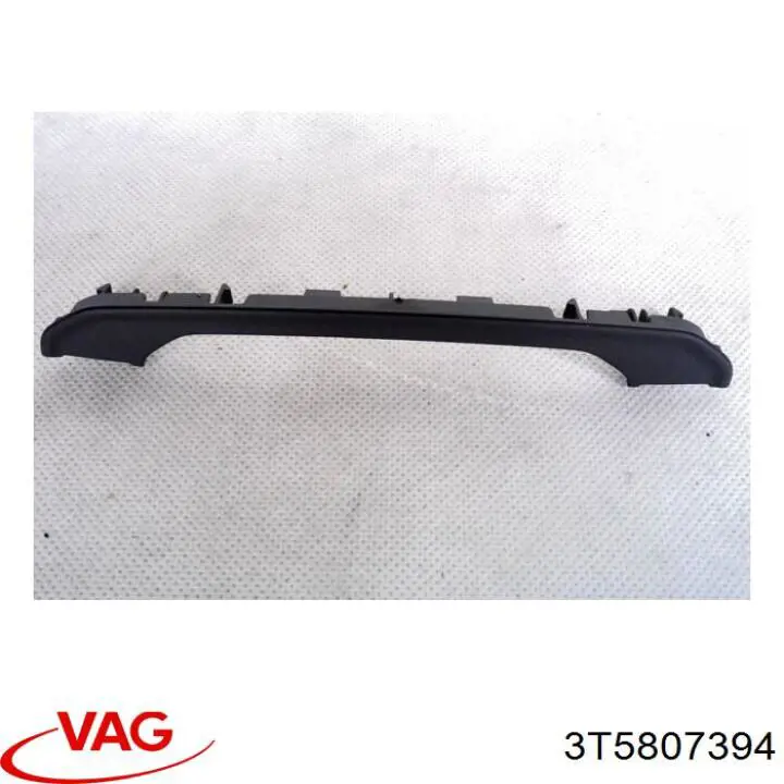 Guía derecha del parachoques trasero 3T5807394 VAG