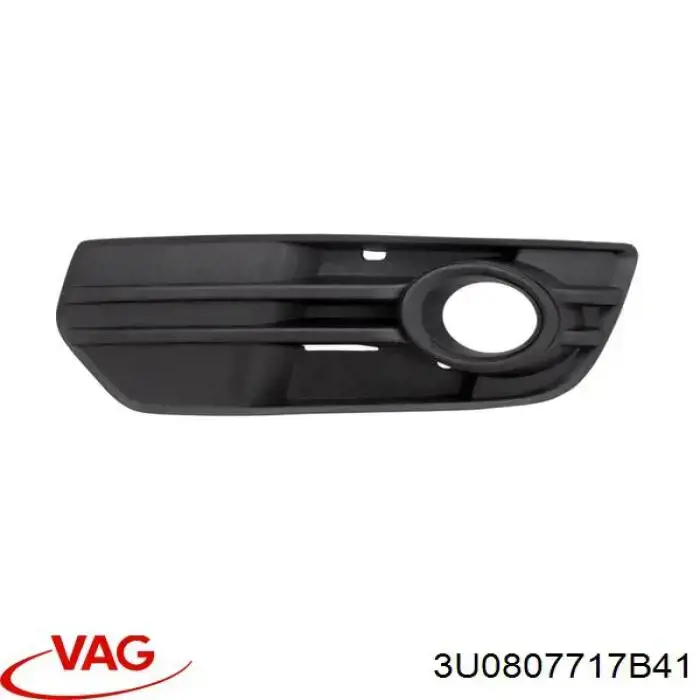Moldura de paragolpes delantero izquierdo  VAG 3U0807717B41