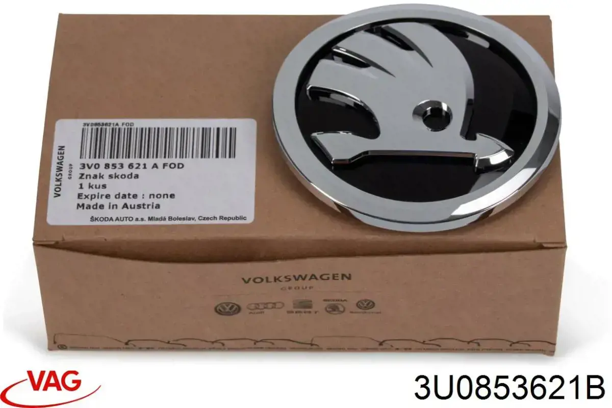Icono del capó VAG 3U0853621B