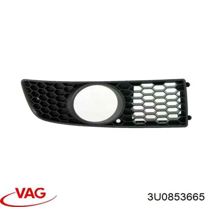 Rejilla de ventilación, parachoques VAG 3U0853665