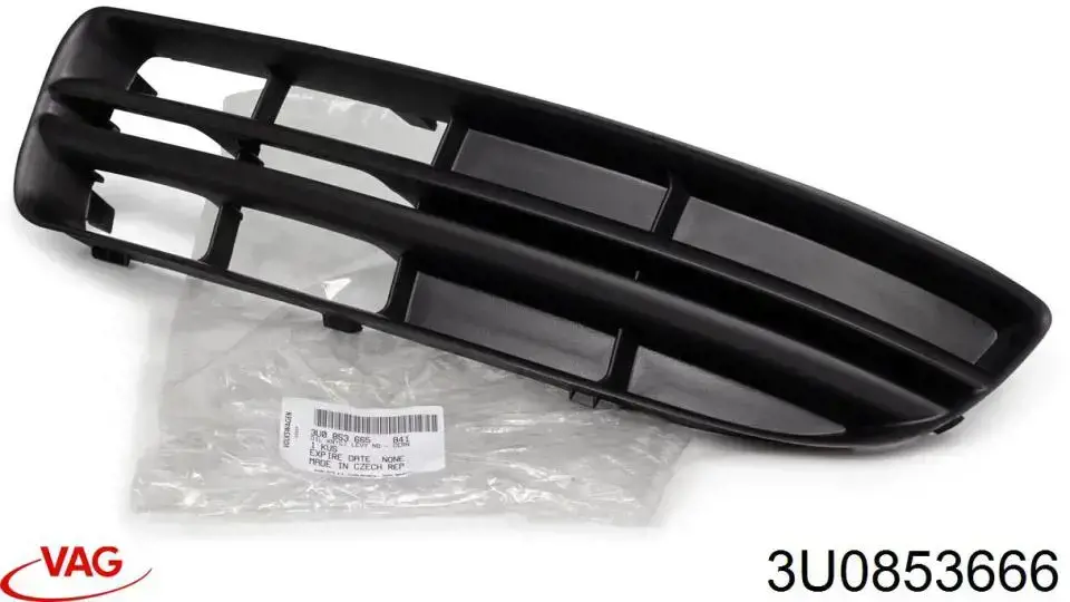 Tapa de rejilla de faro antiniebla delantero derecho VAG 3U0853666 precio, desde  EUR