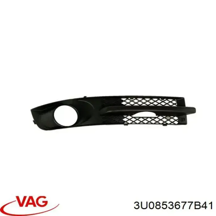 3U0853677B41 VAG Rejilla de ventilación, parachoques delantero, central