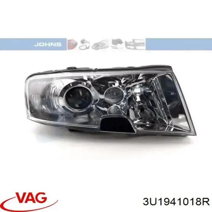 Faro derecho VAG 3U1941018R precio, desde 116,16 EUR