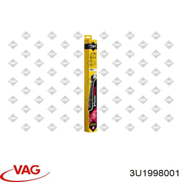 Escobillas de limpiaparabrisas delanteras VAG 3U1998001