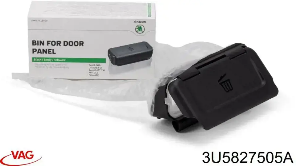 Cerradura de puerta trasera VAG 3U5827505A