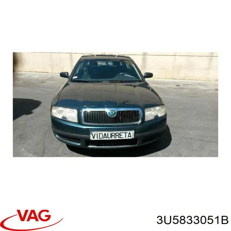 Puerta trasera izquierda para Skoda SuperB (3U4)