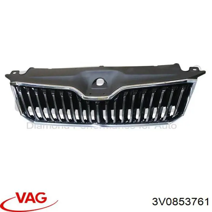 Moldura de la rejilla del radiador VAG 3V0853761 precio, desde 56,05 EUR