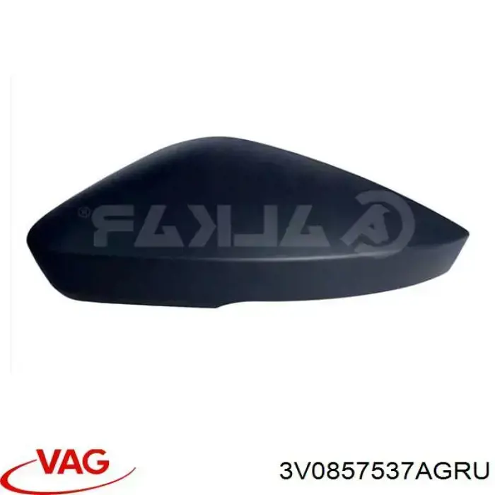 3V0857537A VAG Cubierta de espejo retrovisor izquierdo
