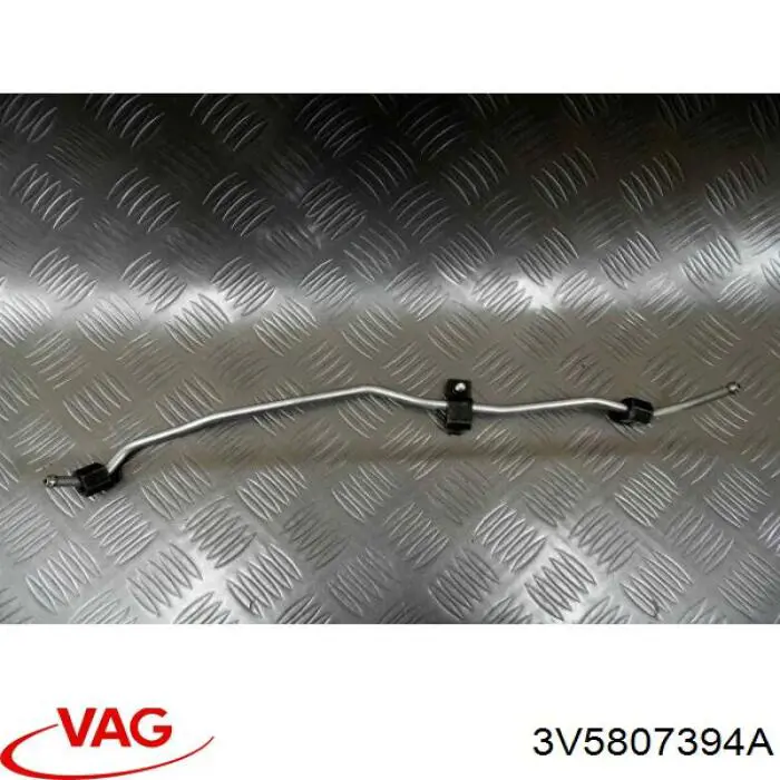 Soporte del parachoques trasero derecho 3V5807394A VAG