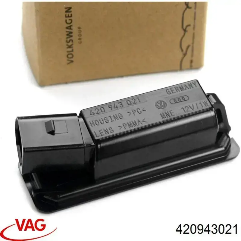 420943021 VAG Luz de matricula