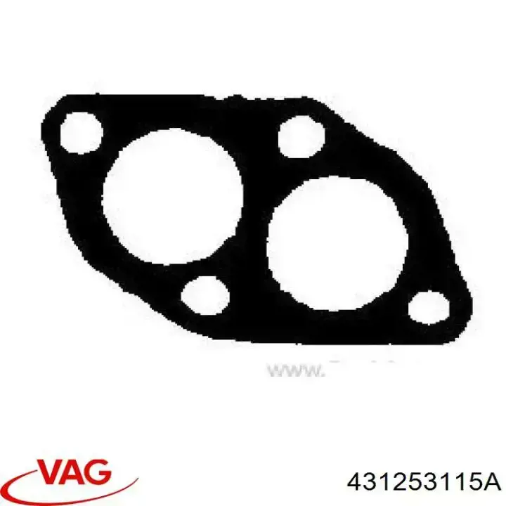 Junta De Tubo De Escape Silenciador Audi 80 8C2