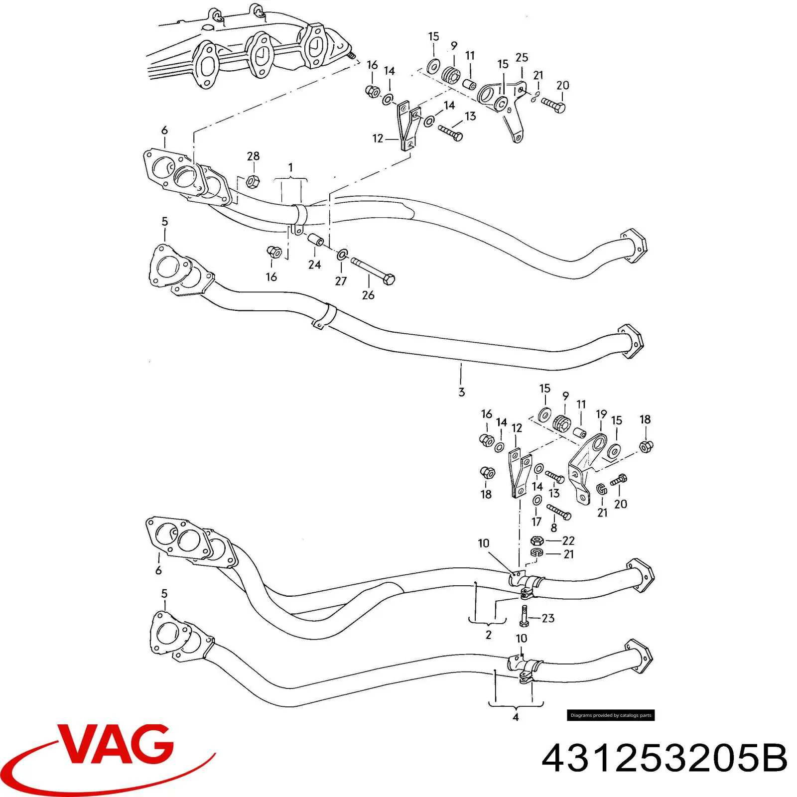  VAG 431253205B precio, desde 34,15 EUR