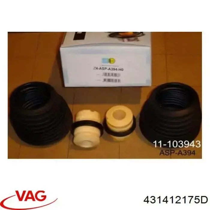 431412175D VAG Fuelle, amortiguador delantero