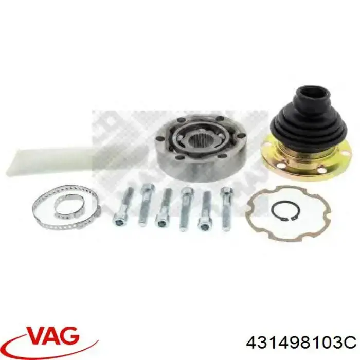 Junta homocinética interna delantera 431498103C VAG