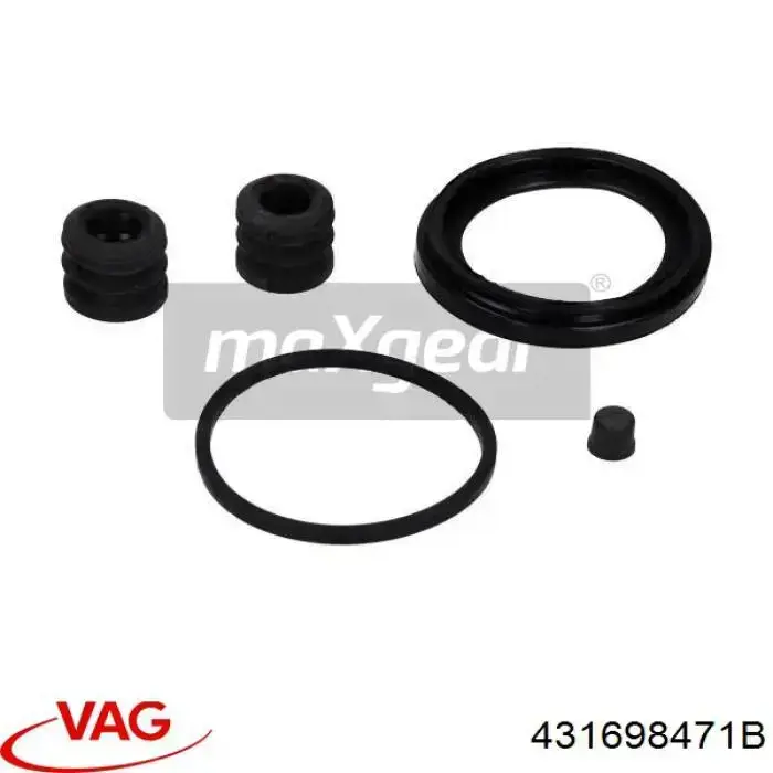 Kit de reparación de pinzas de freno 431698471B VAG