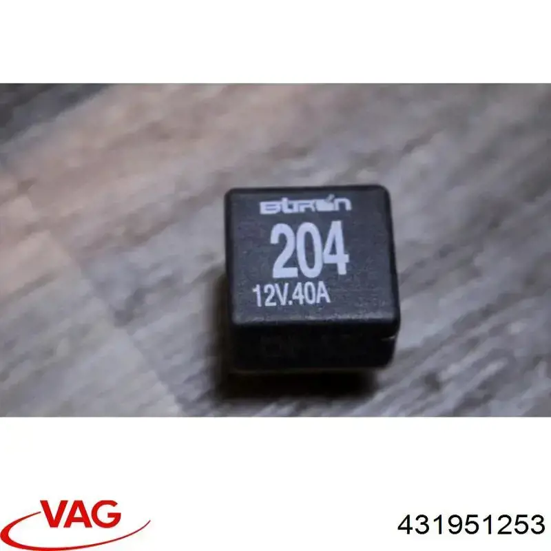 431951253 VAG relé, ventilador de habitáculo