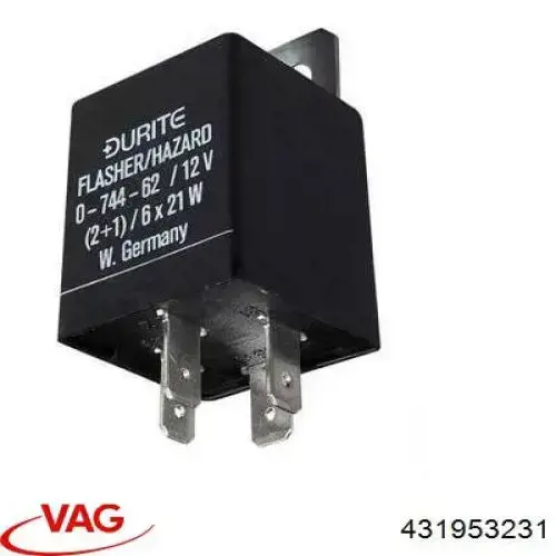 Módulo de intermitentes VAG 431953231