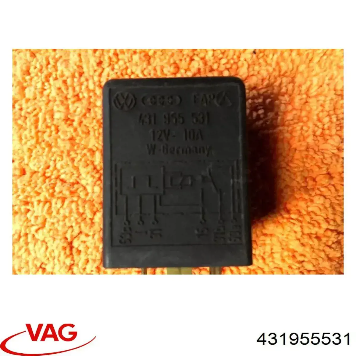 Comprar 431955531 VAG Relé de intermitencia del limpiaparabrisas
