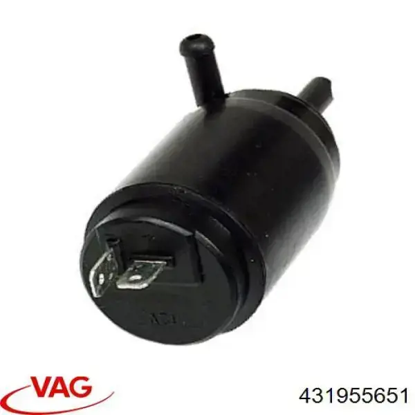 Comprar 431955651 VAG Bomba de agua limpiaparabrisas, delantera