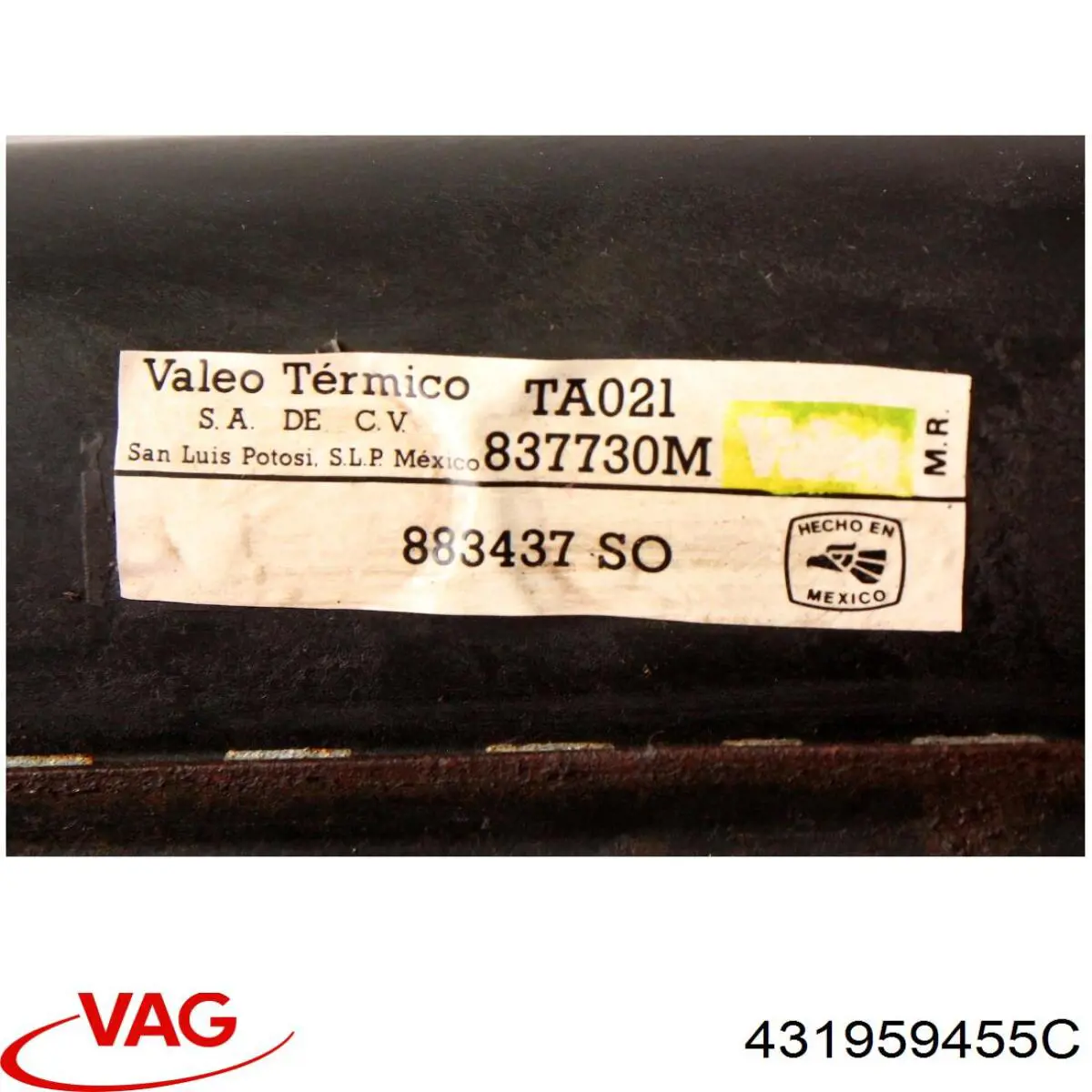 Ventilador (rodete +motor) refrigeración del motor con electromotor completo Volkswagen Passat 3A5, 351, 315