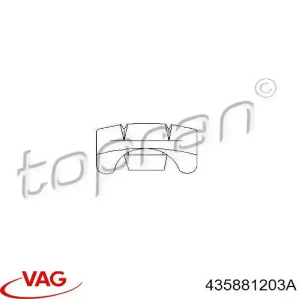 Comprar 435881203A VAG Guía de deslizadera del asiento