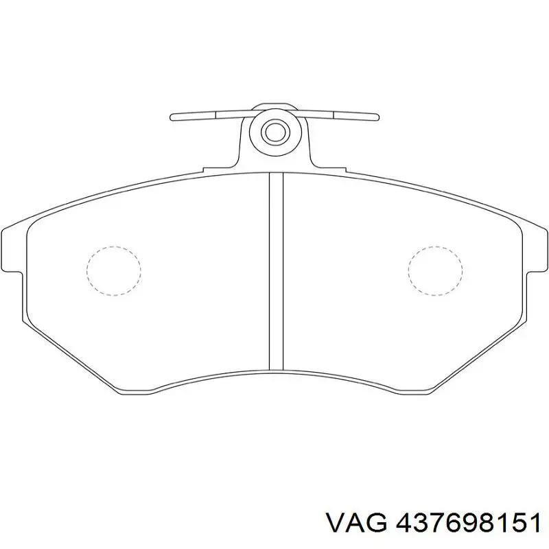 Pastillas de freno delanteras Seat Toledo 1 1L