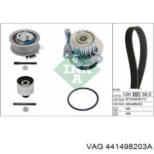 Fuelle de palier delantero exterior 441498203A VAG
