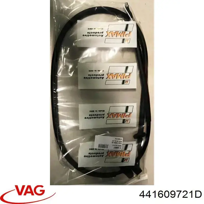 Cable de freno de mano trasero izquierdo 441609721D VAG