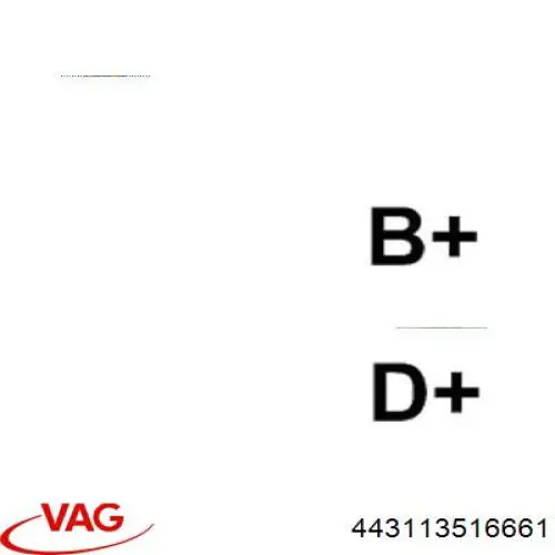 Alternador del motor VAG 443113516661 precio, desde 60,98 EUR