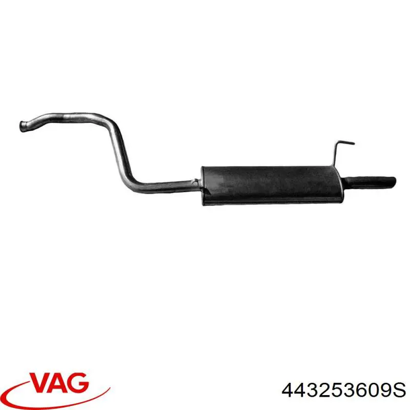 443253609S VAG silenciador posterior