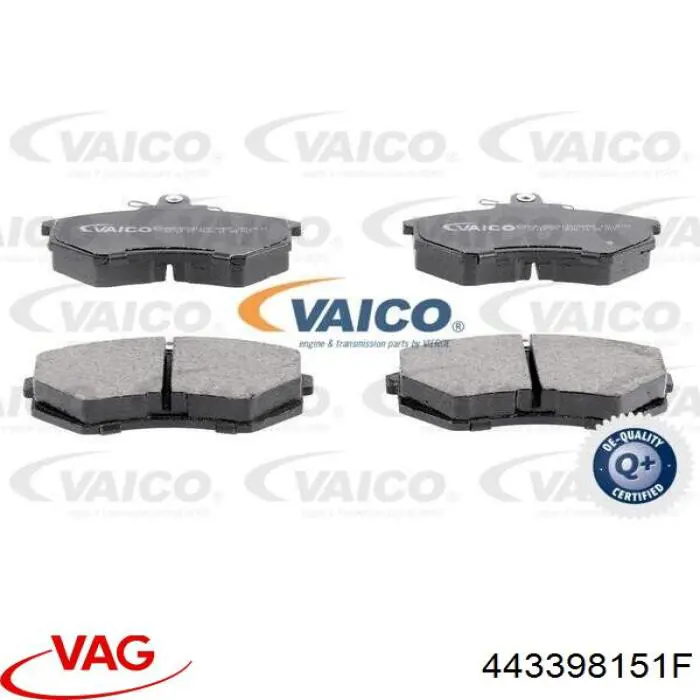 Pastillas freno delanteras VAG 443398151F precio, desde 36,04 EUR