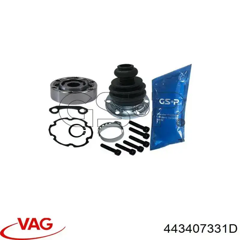 Juego de articulación, árbol de transmisión, interior delantera VAG 443407331D