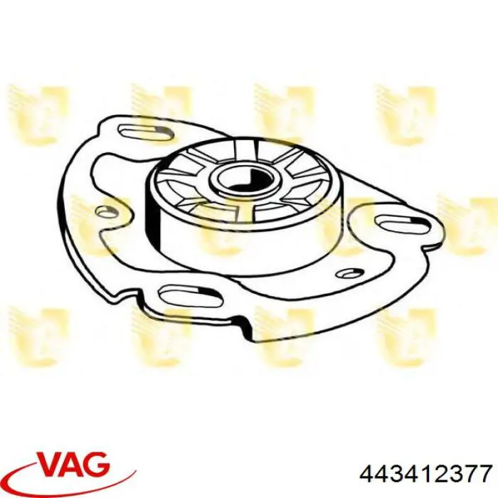 Soporte del amortiguador delantero VAG 443412377 precio, desde 9,98 EUR