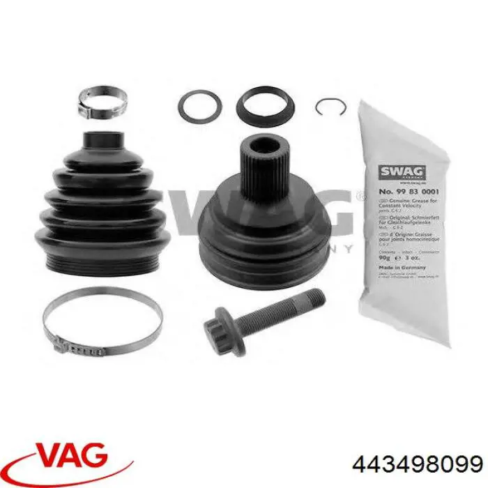 Junta homocinética exterior delantera VAG 443498099 precio, desde 56,50 EUR