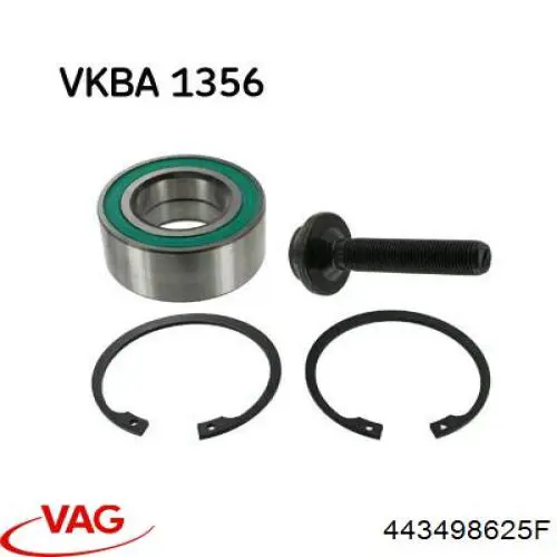 Comprar 443498625F VAG Cojinete de cubo delantero/trasero