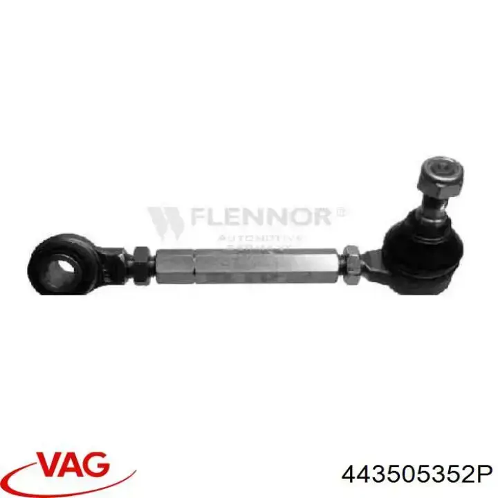 443505352P VAG brazo suspension (control trasero inferior derecho)